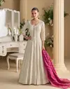 Dawat By Sayuri Georgette With Embroidered Gown With Dupatta Exporters In India